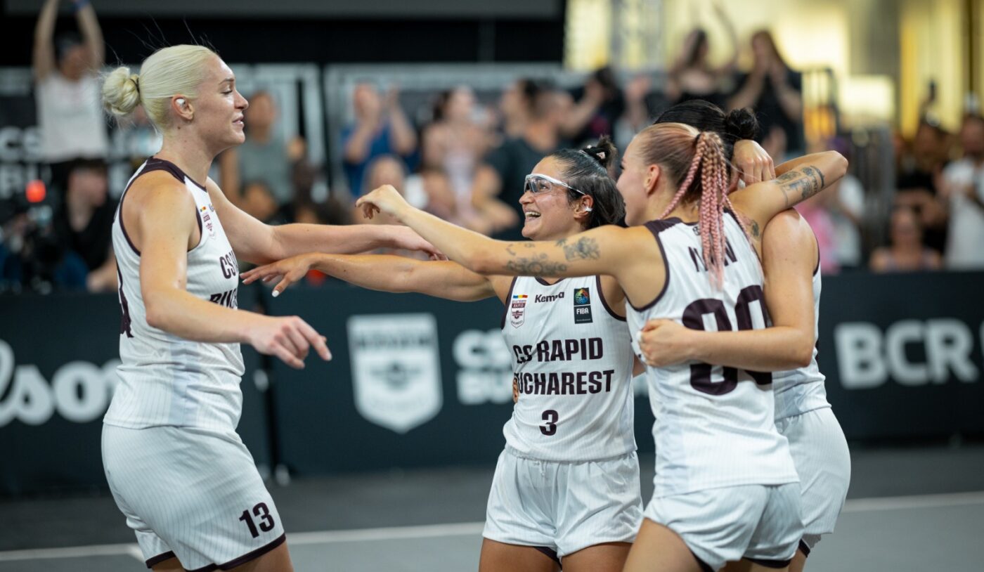 Mii de fani prezenți la mall au susținut Rapid la FIBA 3×3 Women’s Series! Ce rezultate au fost înregistrate