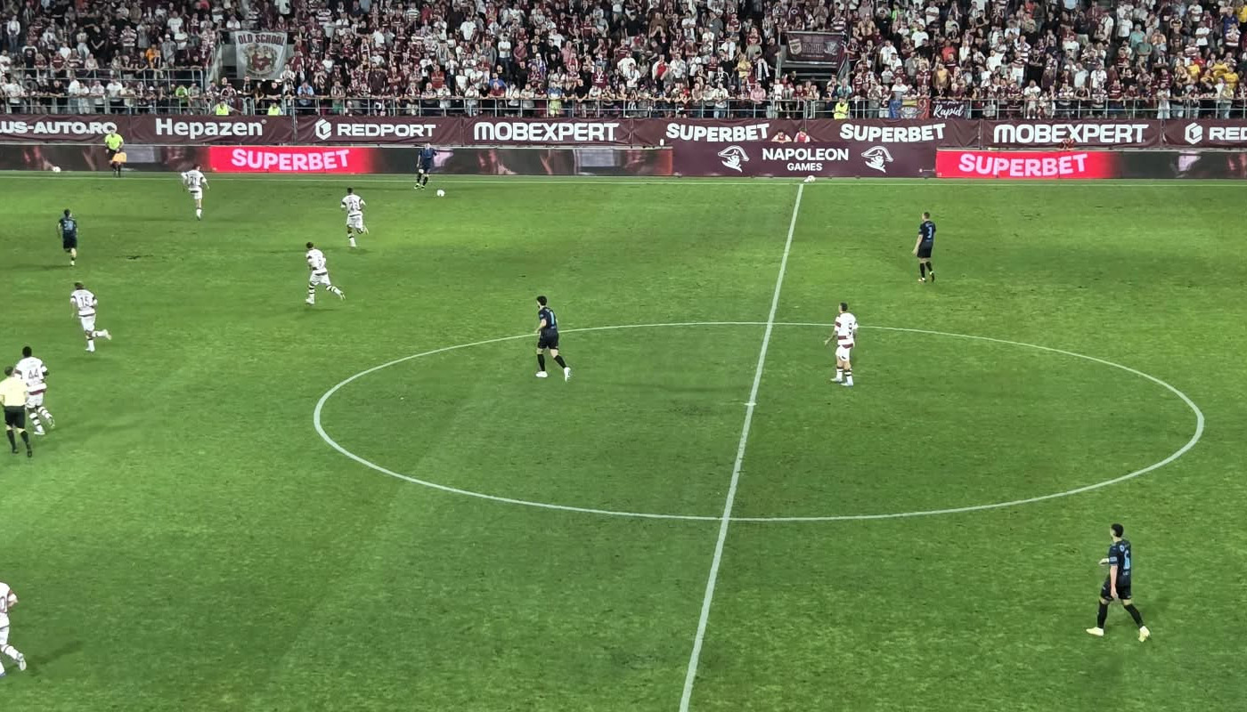 LIVE Rapid – Universitatea Craiova se joacă în etapa 7 din Superliga. Echipa lui Filipe Coelho ține gazdele în propria jumătate de teren