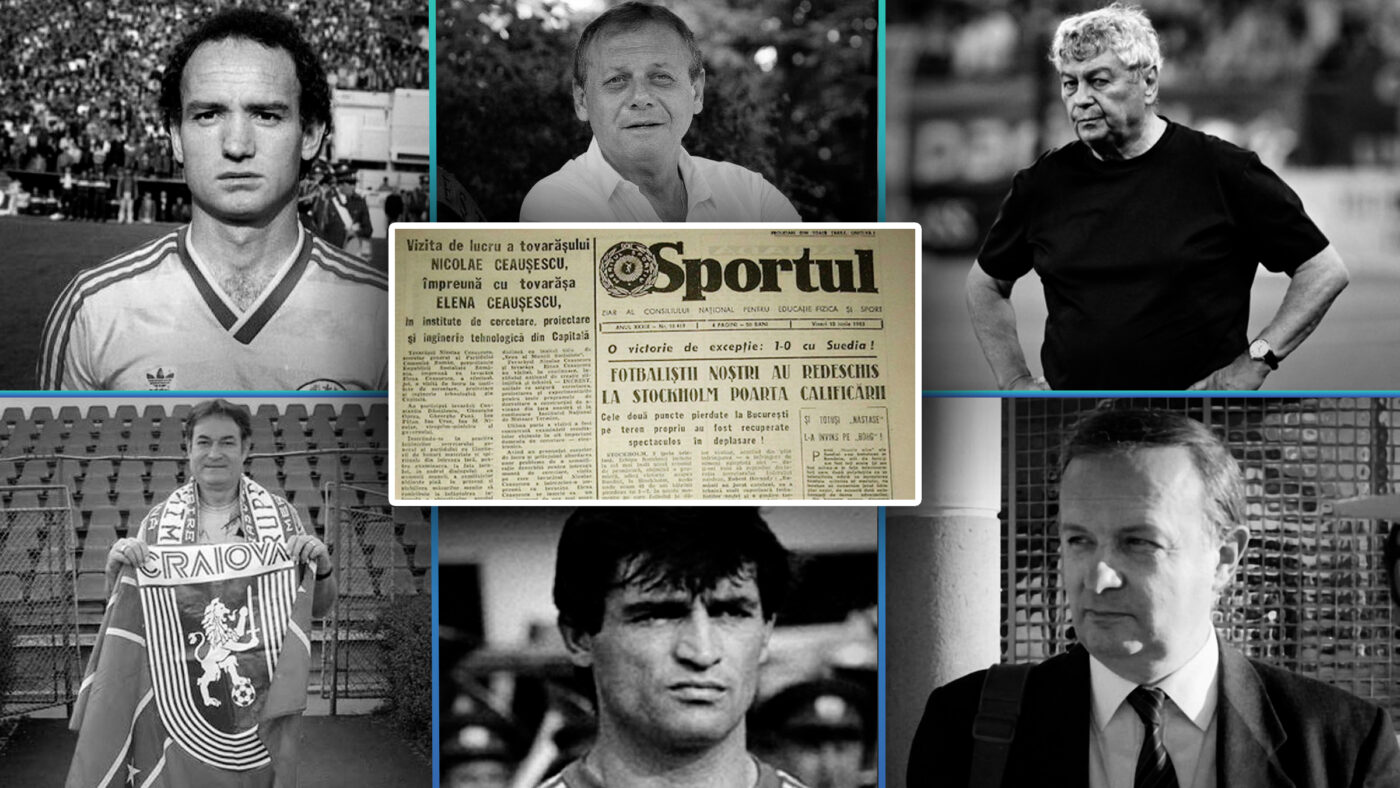 SPECIAL Suedia – România, bucuria și blestemul Rasunda. Ne-am calificat la EURO 1984, dar șase dintre personajele legate de meciul istoric au murit între timp