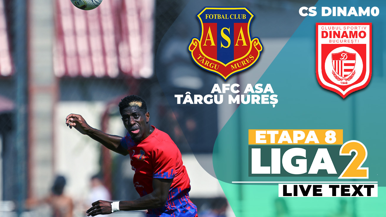 Spectacol la Târgu Mureș, cu AFC ASA câștigând cu 4-3 după ce CS Dinamo a avut 2-0 și a egalat pentru 3-3. Teatru ieftin al galeriei mureșenilor, care a cerut tot jocul demisia lui Eusebiu Tudor!