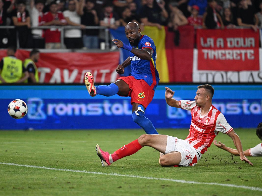 Arnold Garita s-a enervat după decizia lui Istvan Kovacs de a-i anula golul pentru fault! Ce a postat atacantul FCSB