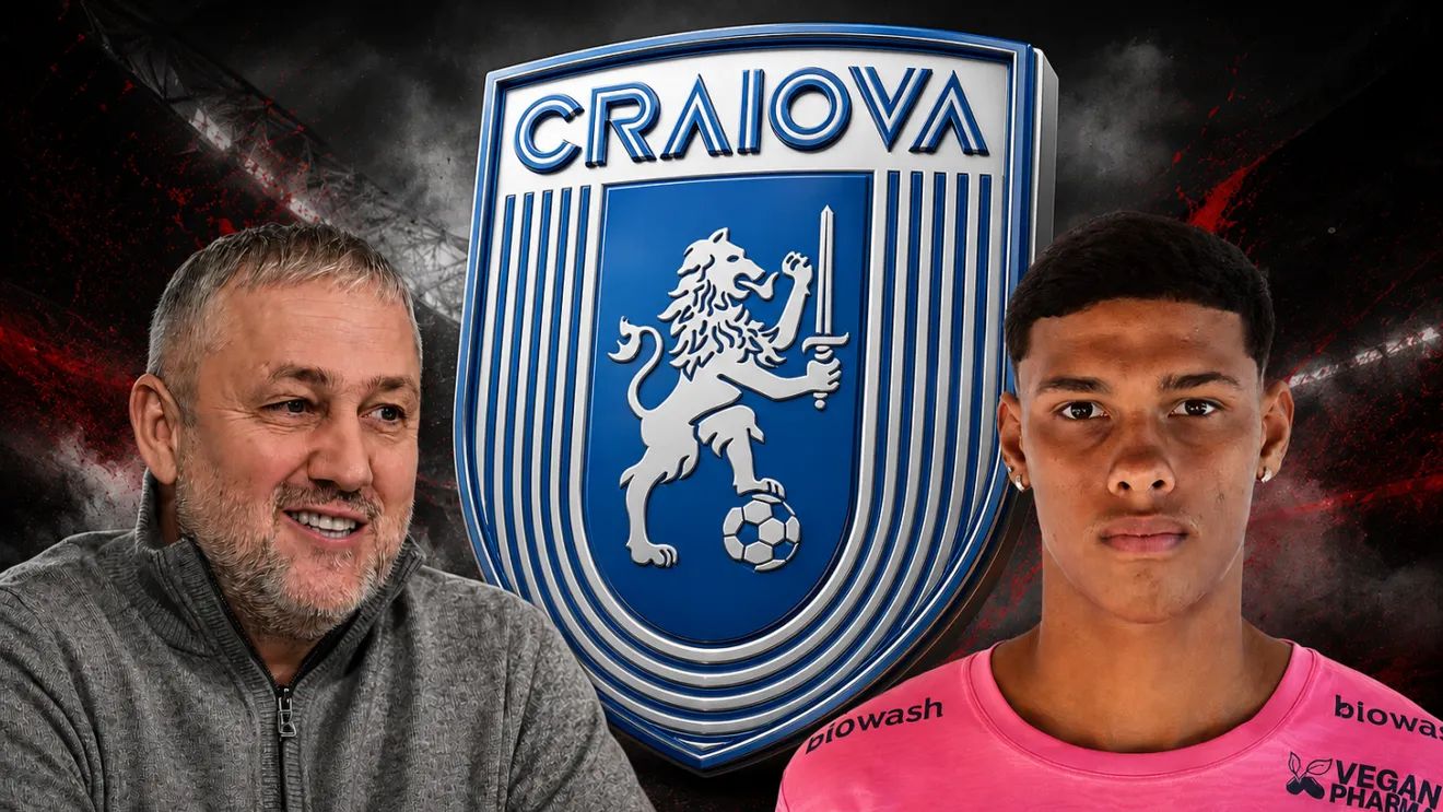 Atacantul brazilian adus de Gustavo a semnat cu Universitatea Craiova. Ce oferte mai avea. EXCLUSIV