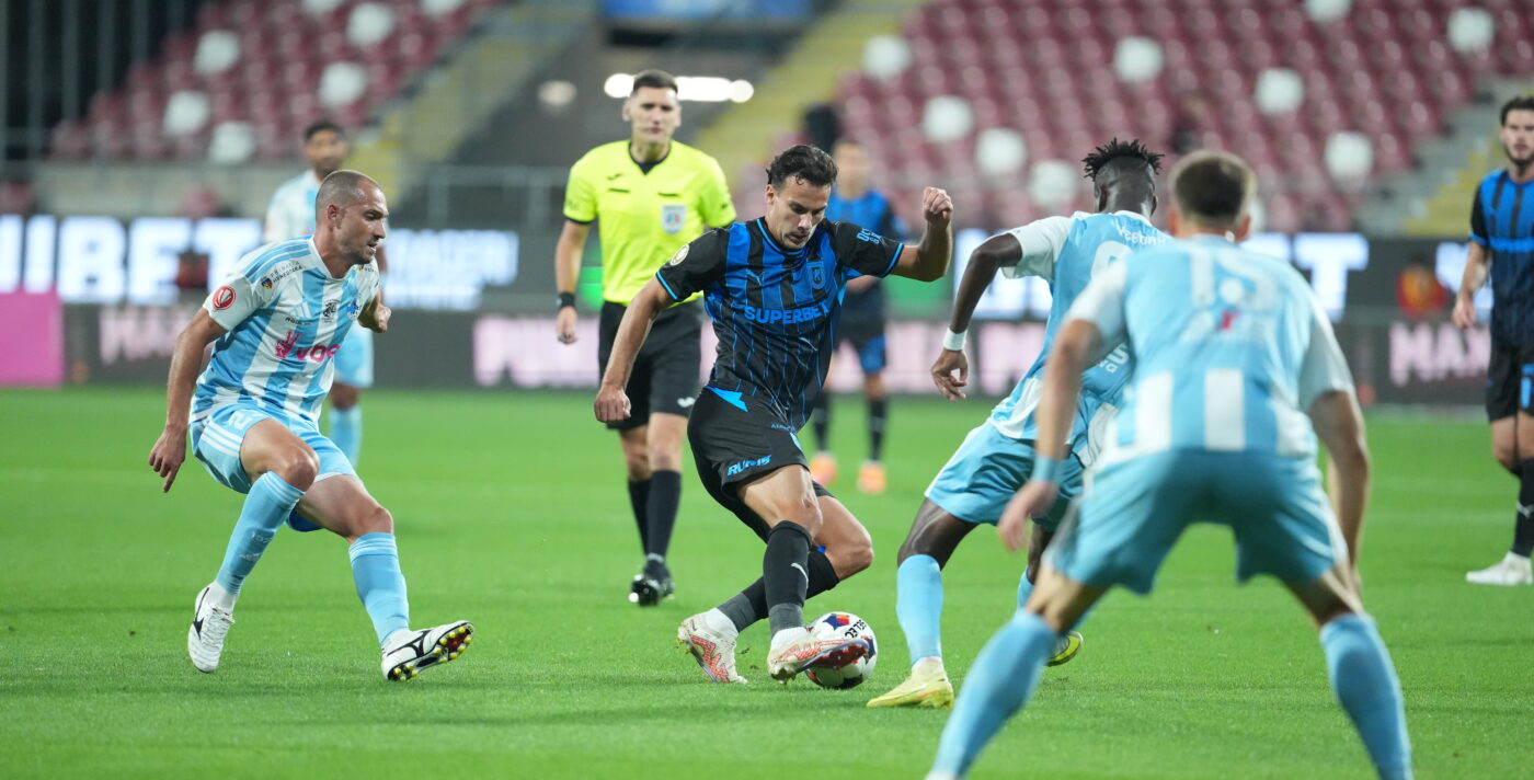 Corvinul Hunedoara – Universitatea Craiova 0-1, în etapa 9 din Superliga. Victorie cu emoții pentru olteni! Cicâldău a marcat unicul gol al partidei