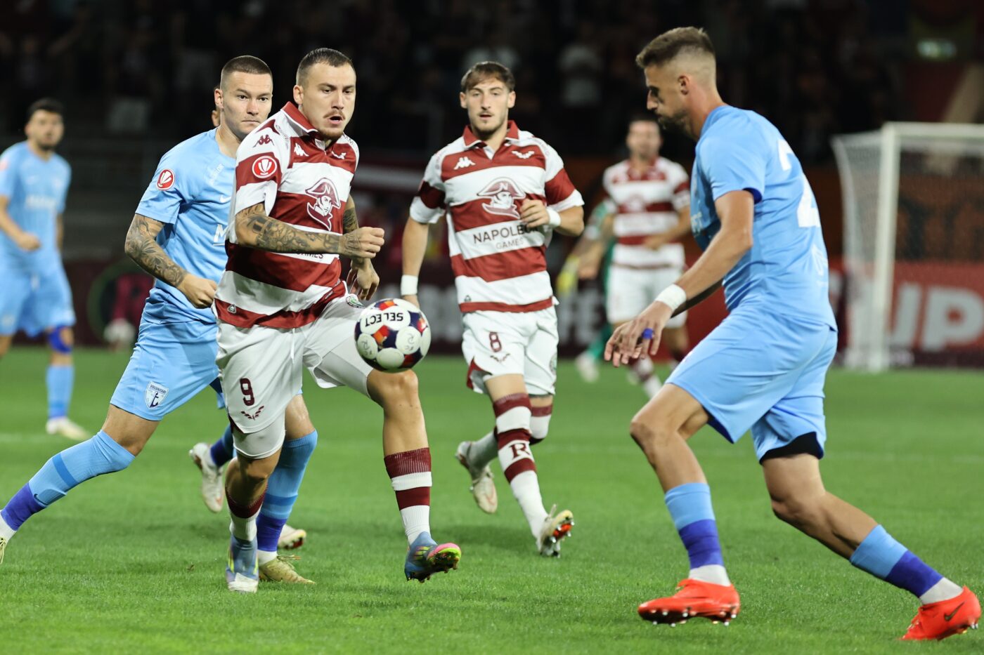 Rapid – FC Voluntari 2-1. Victorie dramatică pentru giuleșteni, decisă pe final după un meci cu răsturnări de situație