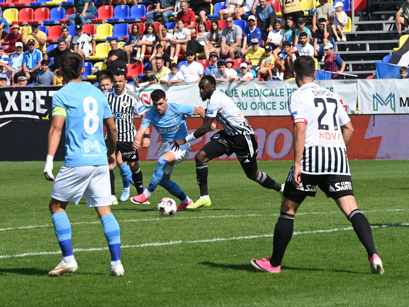 FC Voluntari – U Cluj, în etapa 10 din Superliga. Oaspeții câștigă cu 2-0