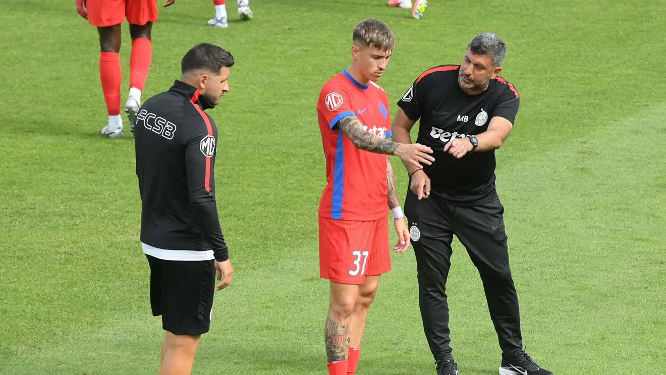 VIDEO Antrenorul FCSB a dat cărțile pe față despre transferul lui Tavi Popescu: „Era foarte nervos”