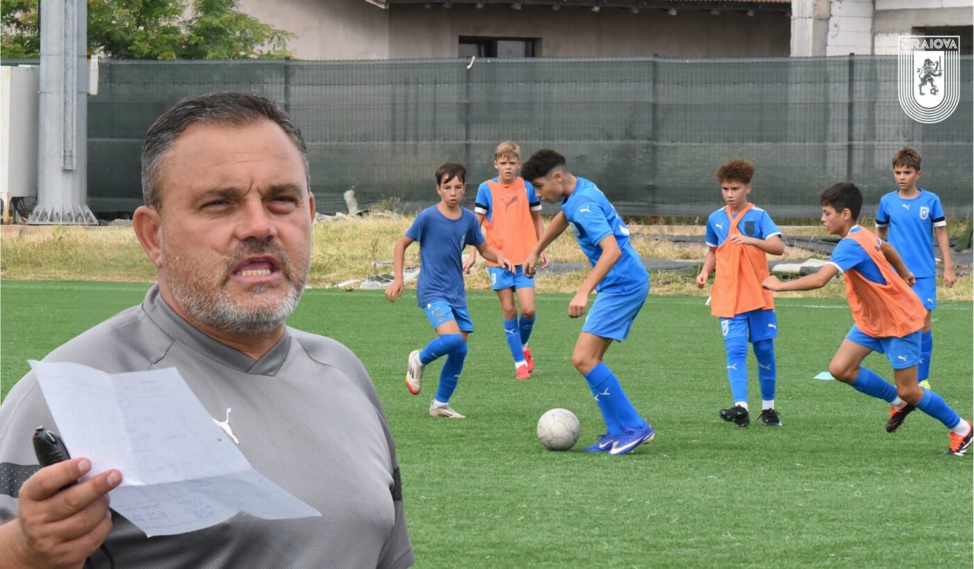 Scandal la academia Universităţii Craiova: un antrenor a fost dat afară, după ce ar fi luat şpagă o pereche de încălţări. Clubul recunoaşte: „Am descoperit situații în care unii copii au fost favorizați”