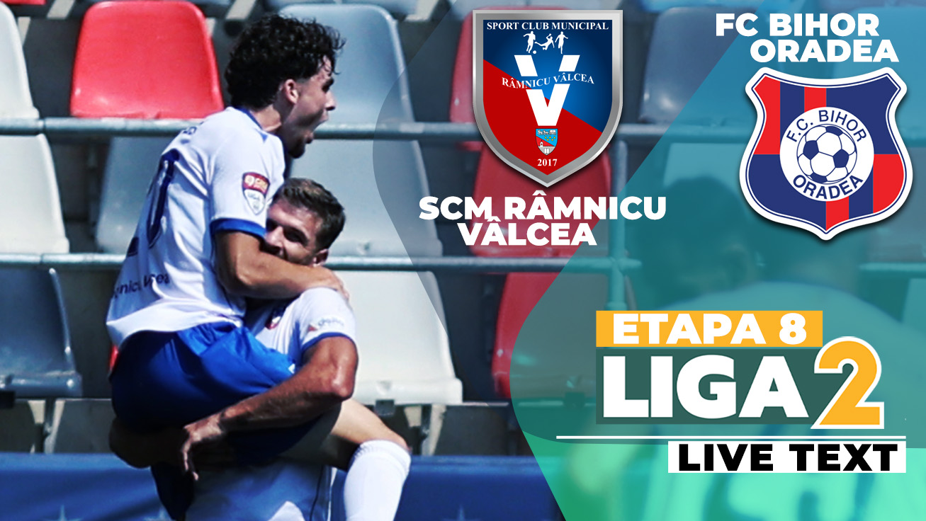 SCM Râmnicu Vâlcea întoarce scorul după pauză și câștigă împotriva FC Bihor. Vâlcenii bifează prima victorie acasă, orădenii continuă fără succes în deplasare