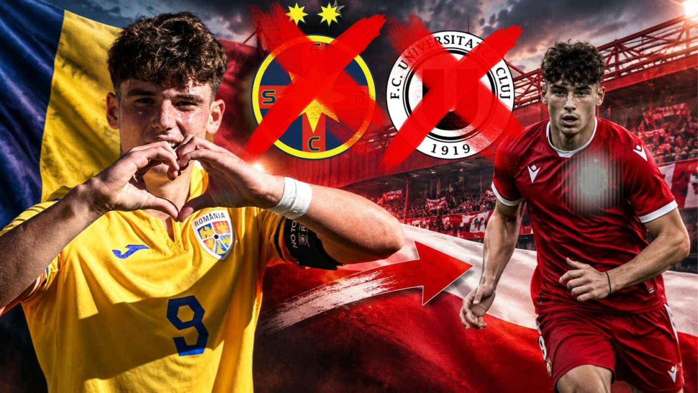 MERCATO Transfer SURPRIZĂ pentru marea speranță a atacului naționalei României! Dorit de FCSB și U Cluj, Ioan Vermeșan merge să devină al doilea Boniek. EXCLUSIV
