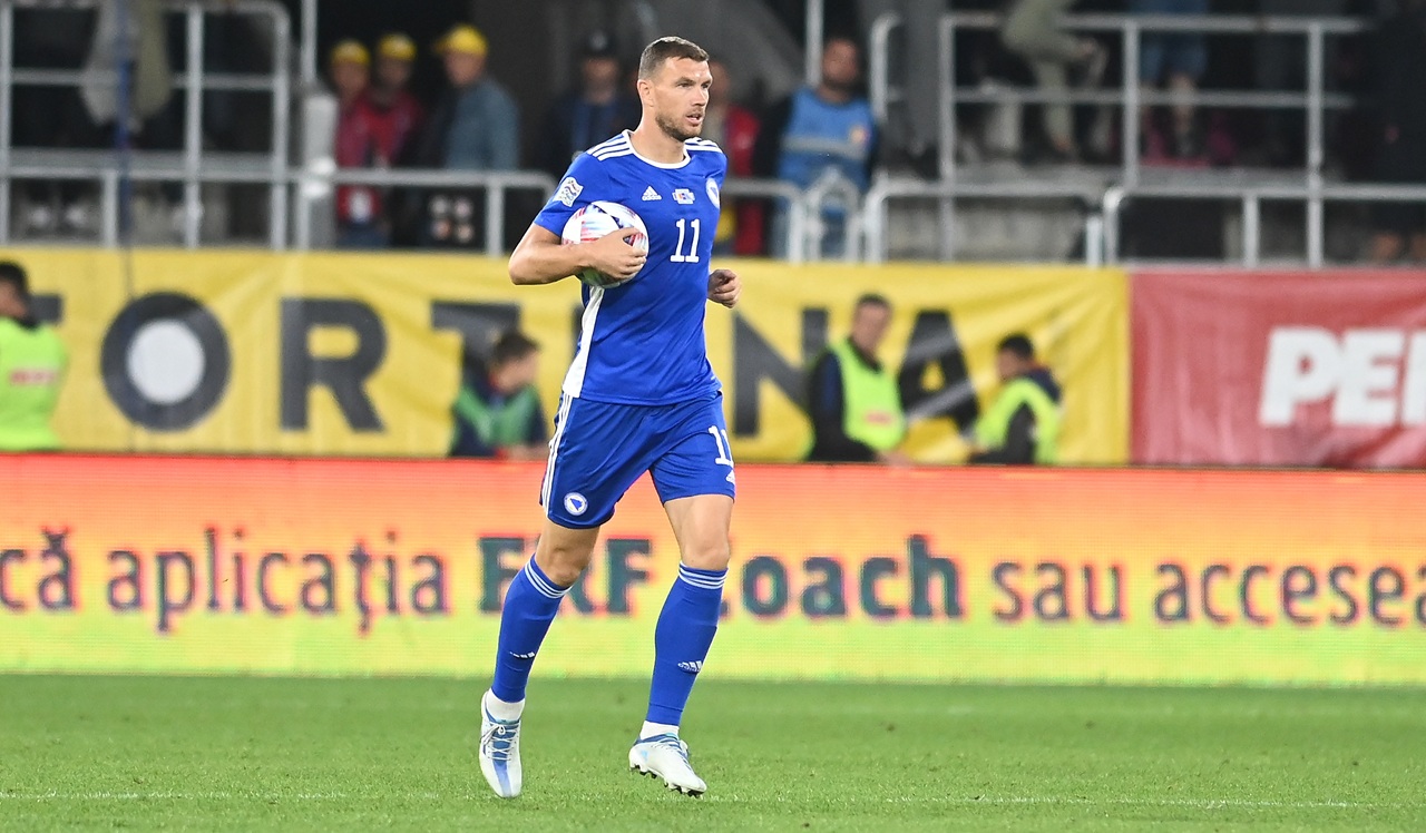 Veste importantă înainte de România – Bosnia. Decizia lui Barbarez după ce Edin Dzeko s-a alăturat lotului care vine la București