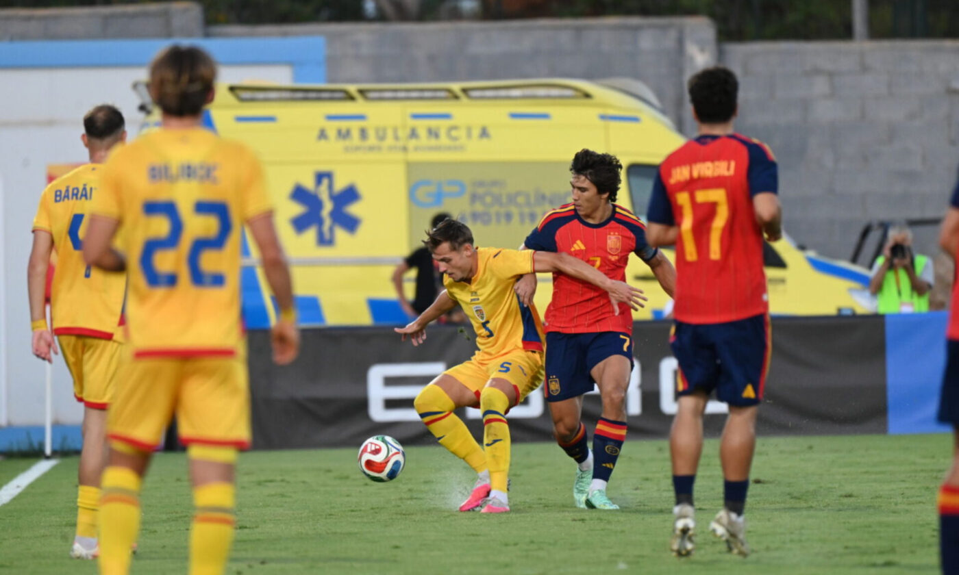 Ce a apărut pe site-ul FRF după ce România U21 a fost călcată în picioare de Spania U21