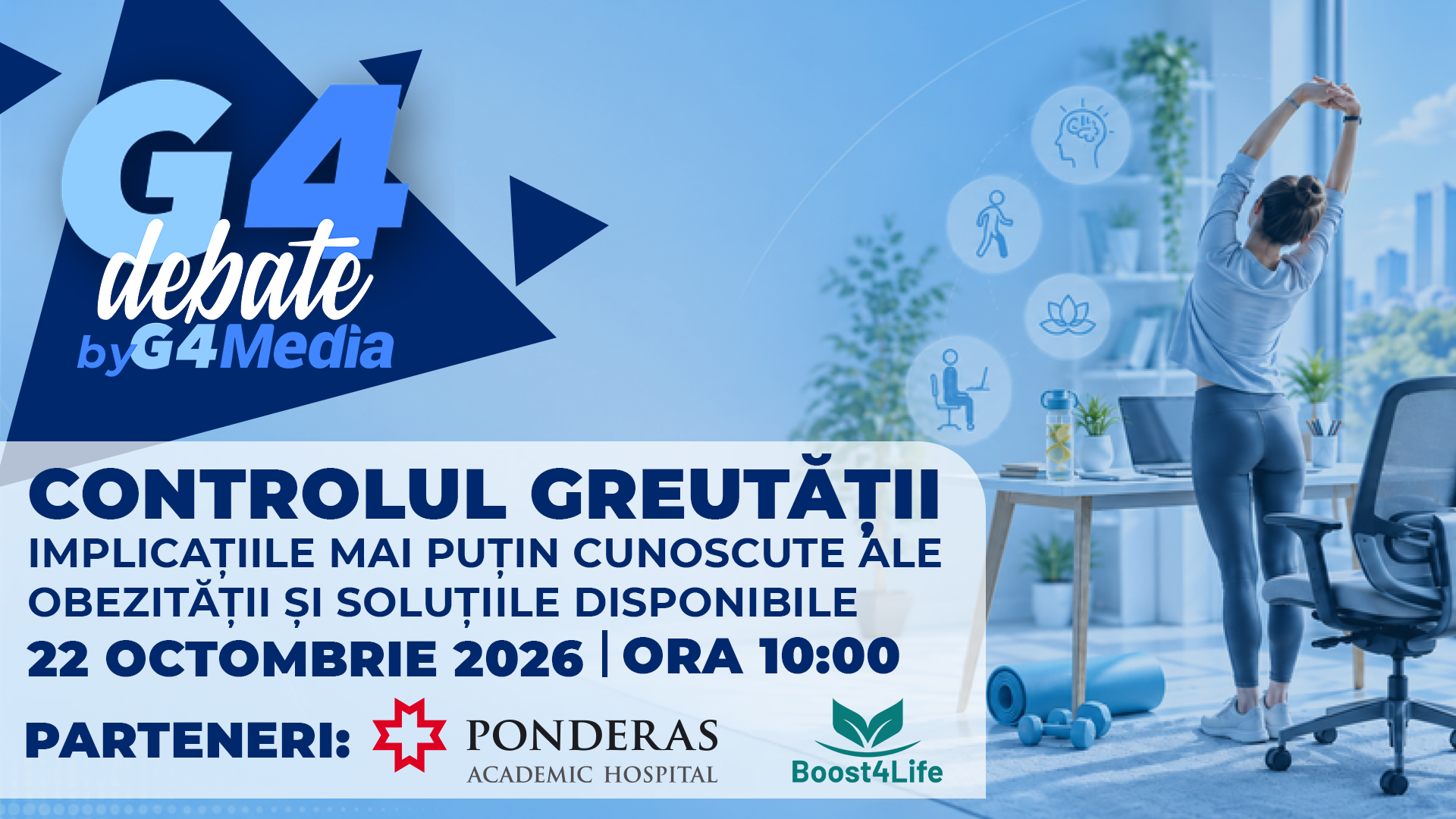Dezbatere despre obezitate organizată joi de G4Media