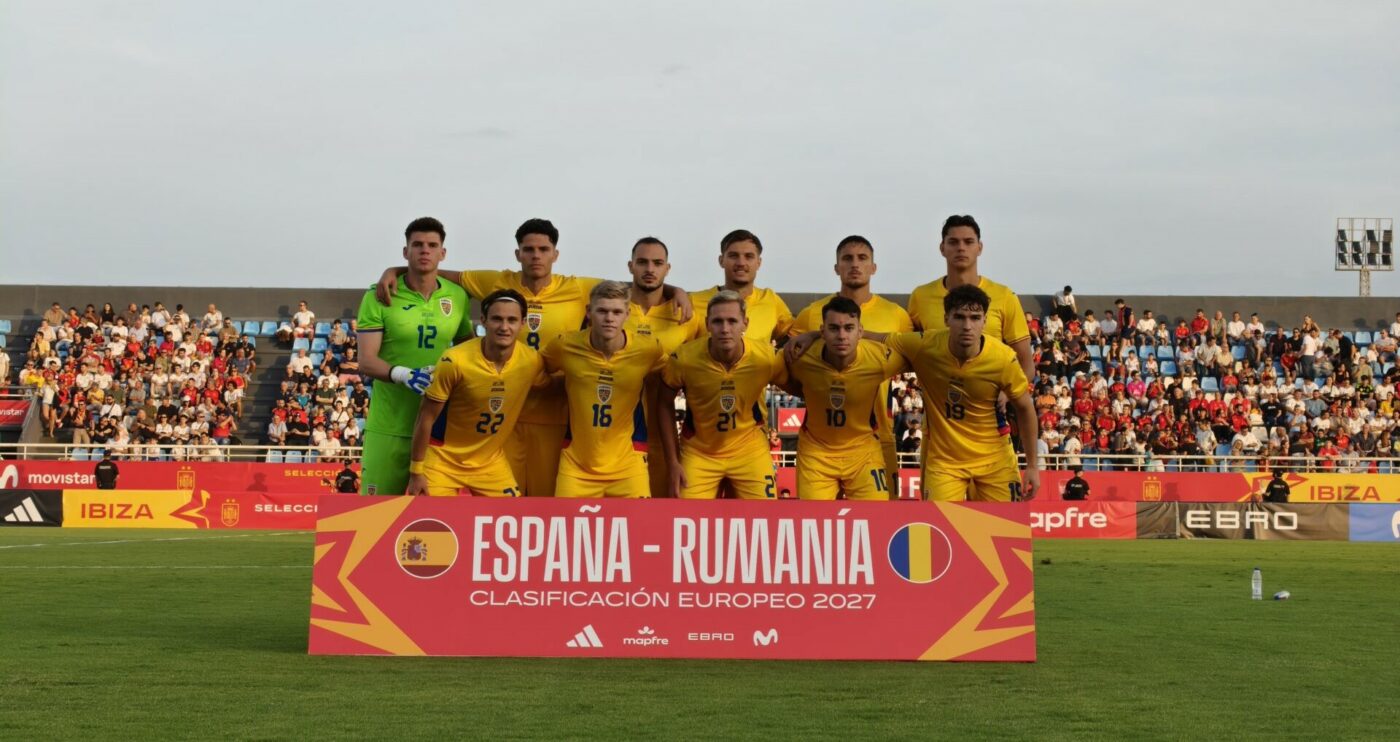 Dezastru pentru România U21! Spania ne-a dat 7 goluri și a umilit „tricolorii mici”
