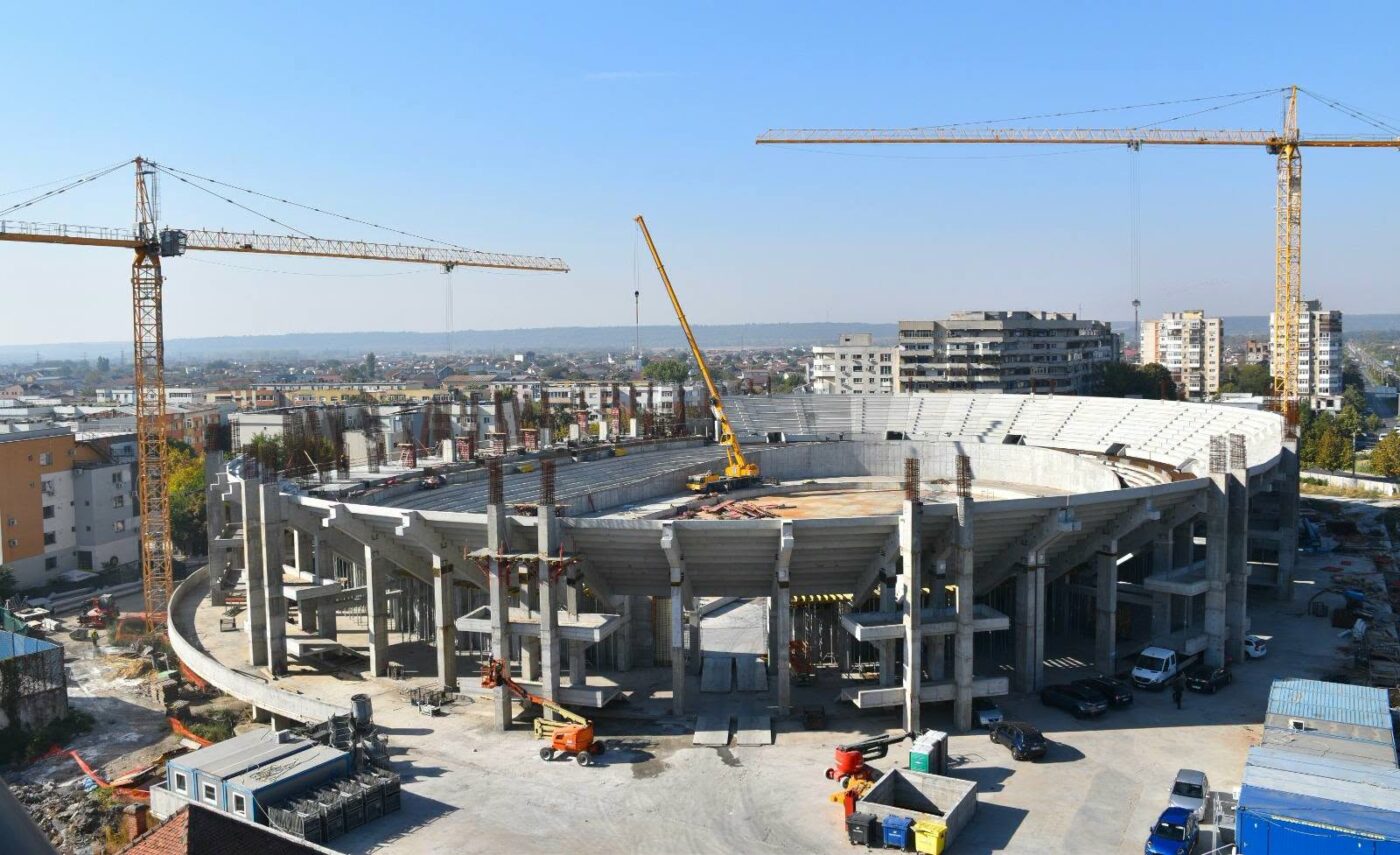 S-a aprobat finanţarea de peste 40 de milioane de euro pentru arena „unică în România şi în această parte a Europei”