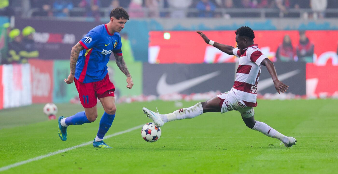 Gigi Becali s-a săturat după 45 de minute! David Miculescu, OUT din echipa FCSB la pauza meciului FCSB – Rapid