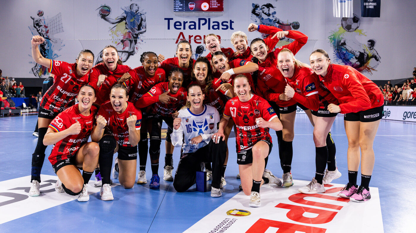 Gloria Bistrița, victorie imensă în Liga Campionilor: 38-35 pe terenul danezelor de la Nykobing Falster!
