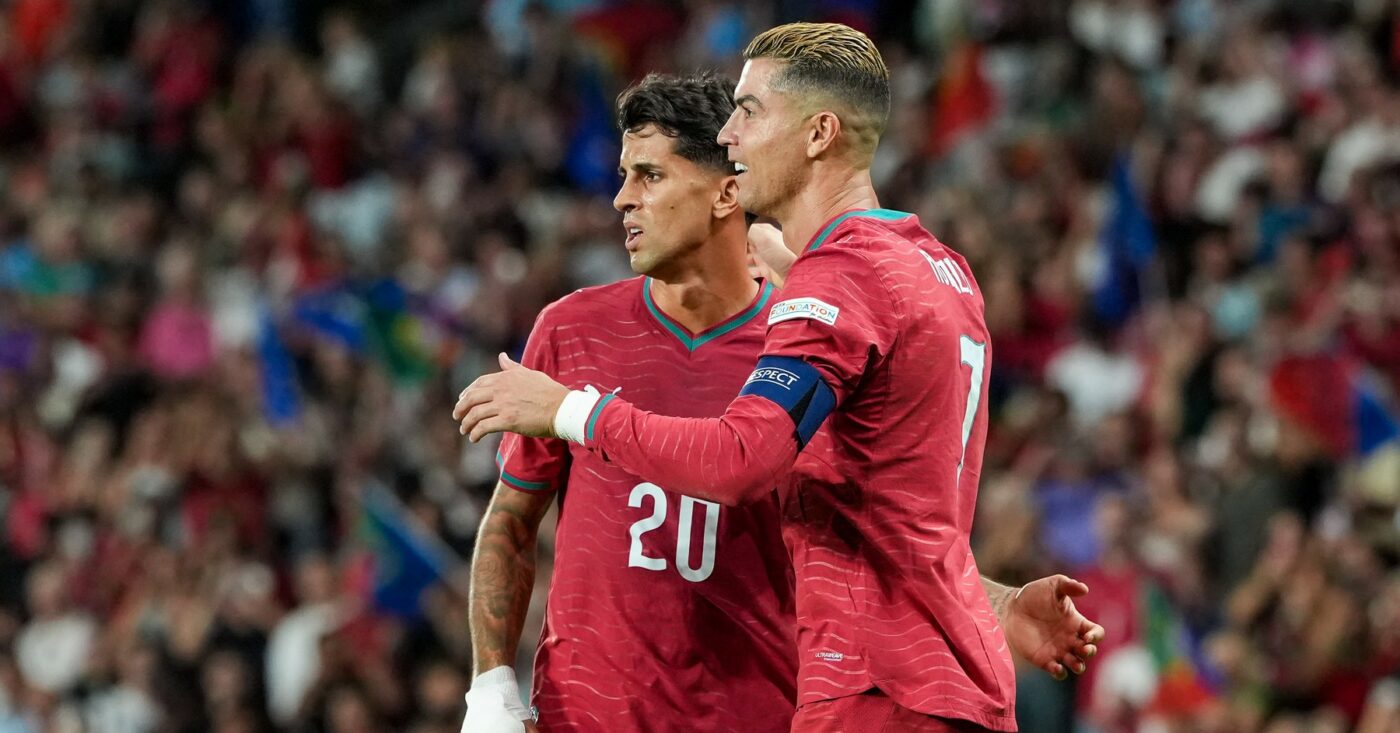 VIDEO Cum l-a numit Cancelo pe Cristiano Ronaldo după ce starul Barcelonei a dat golul serii în Liga Națiunilor
