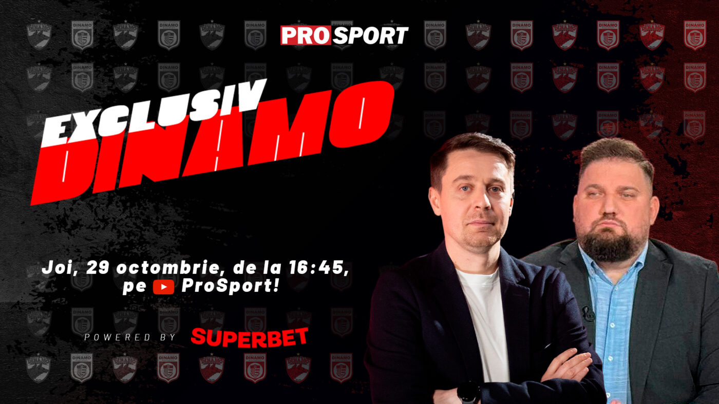EXCLUSIV DINAMO, azi de la 16:45. Show-ul dedicat dinamoviștilor vine cu cele mai noi informații pentru fanii „câinilor”