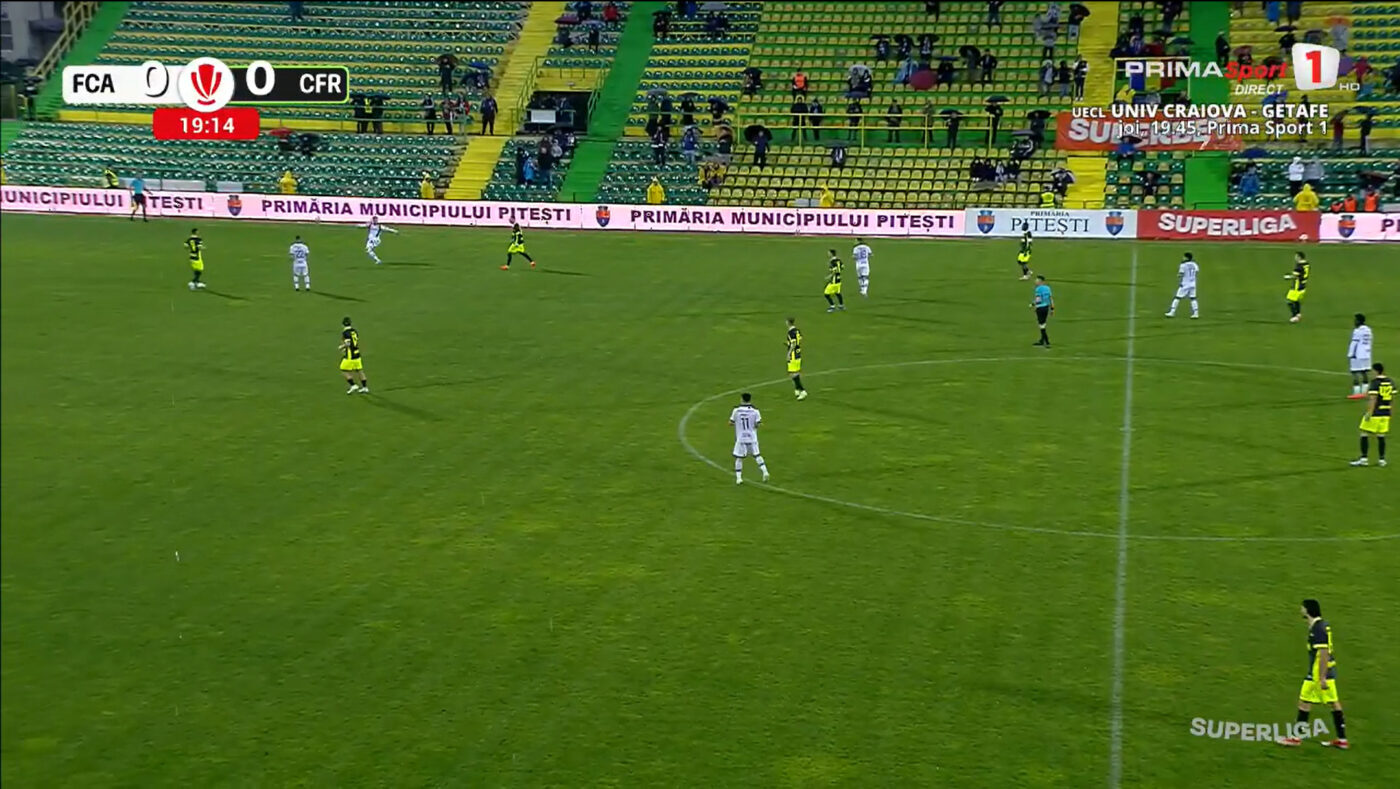 LIVE FC Argeș – CFR Cluj se joacă în etapa 11 din Superliga. Pauză la Mioveni