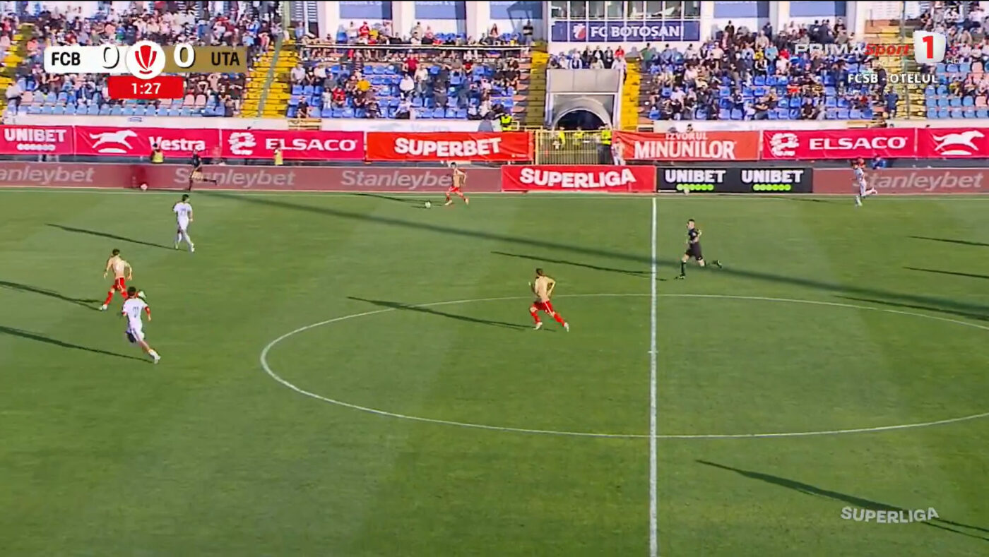 LIVE FC Botoșani – UTA se joacă în etapa a 11-a din Superliga. Gol senzațional marcat la vinclu cu nun șut de la 18 metri