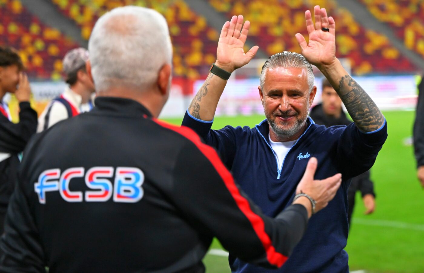 EXCLUSIV FCSB Marius Baciu contestă prima schimbare făcută de Laurențiu Reghecampf la FCSB: „Nu poate înțelege spiritul acestei echipe”. EXCLUSIV