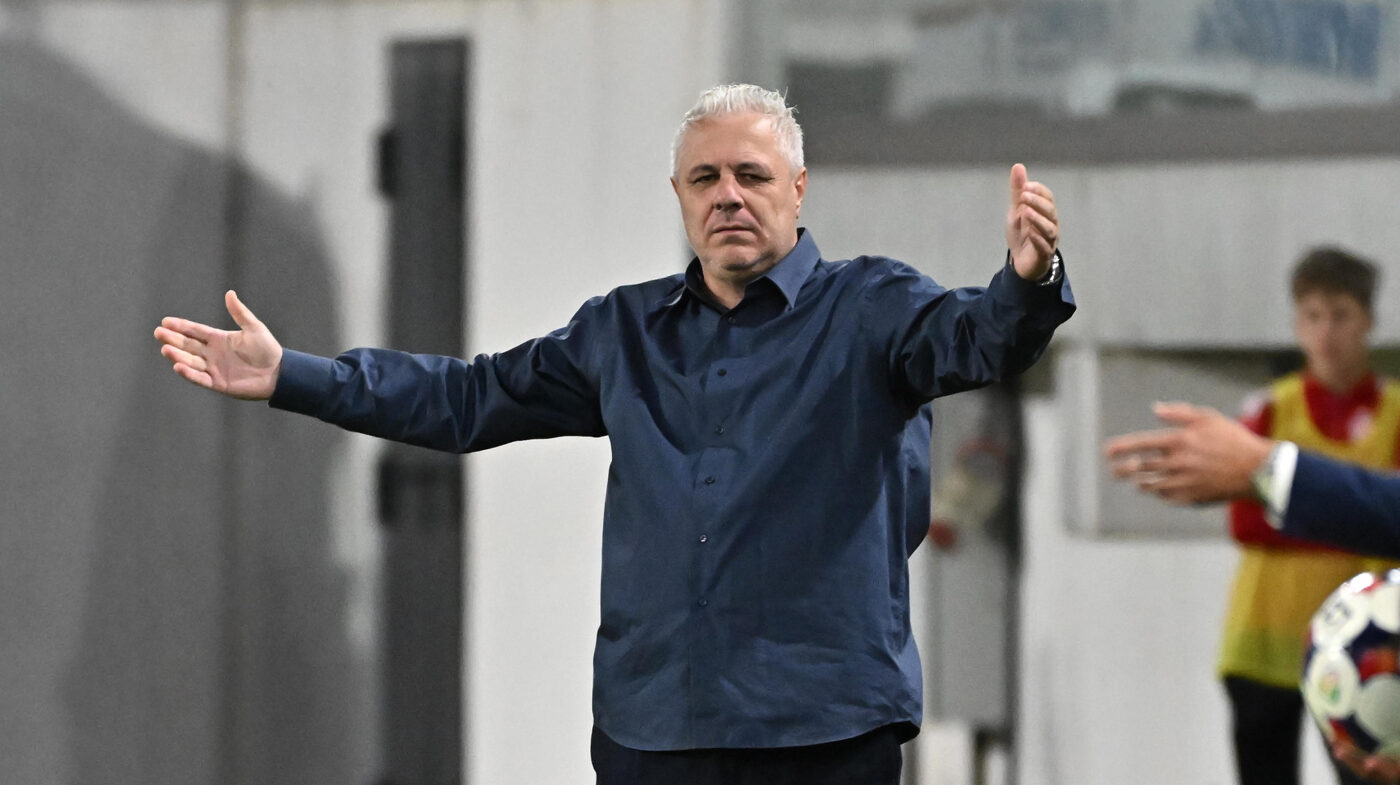 DECLARAȚII Marius Șumudică a răbufnit în direct împotriva antrenorului de la Dinamo: „Băi, nea Campose, calcă frâna!”