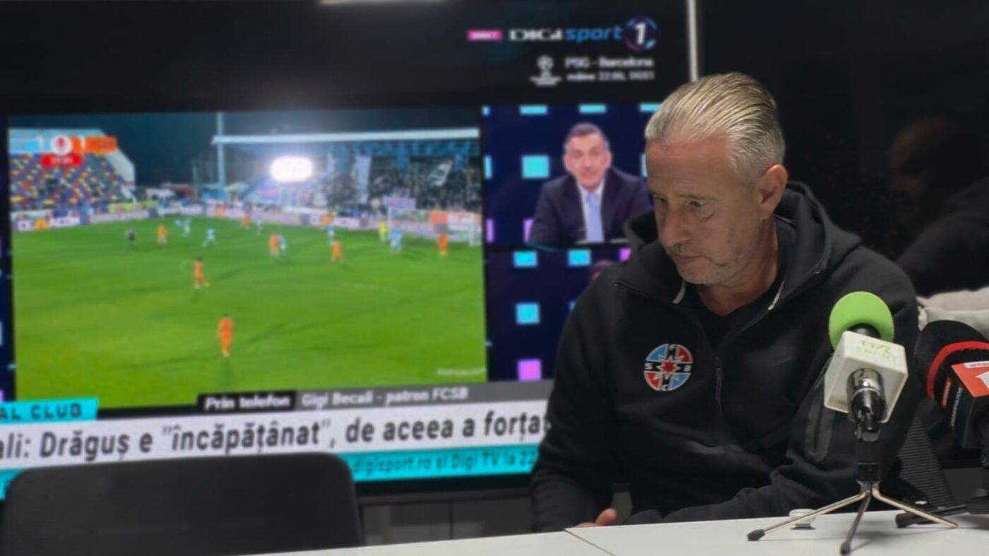 DECLARAȚII Reghecampf n-a stat pe gânduri la conferință: a răspuns la ce a zis Gigi Becali la TV și a dezvăluit de ce l-a schimbat pe Muhar la pauză!