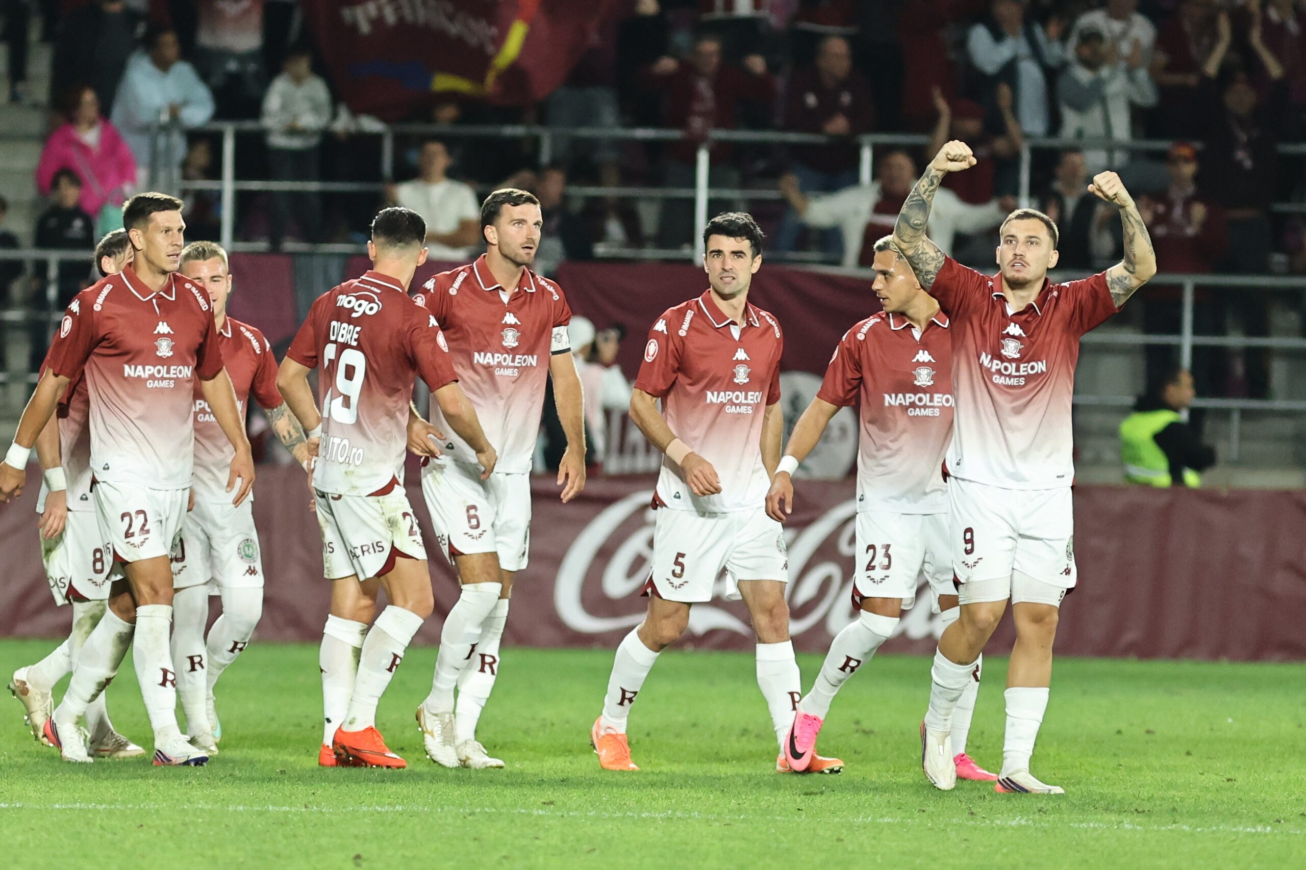 U Cluj și Rapid joacă luni, de la ora 21:00, în etapa a 11-a din Superliga